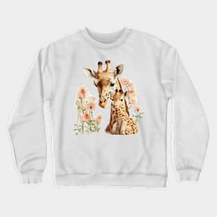 Cute giraffe Crewneck Sweatshirt